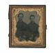 1/6 Plate Civil War Tintype of Two Union Soldiers Possible Brothers