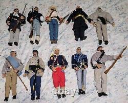 10 Posable Civil War Soldier Figures