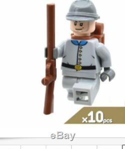 Limited Lot The South Confederate American Civil War Soldier Building Blocks 
