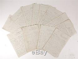 (12) 1862 CIVIL WAR SOLDIERS LETTERS FROM CAMP MARTIN / FORT GAINS 71st NEW YORK
