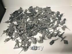 130 grey Accurate Civil War Toy Soldiers Union And Confederate ACW 132 Huge Lot