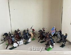 14 PCs Civil War Mounted soldiers? Very Nice Collection, Britains