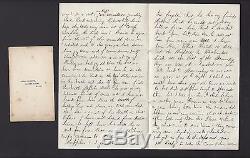 143rd New York Infantry CIVIL WAR LETTER Terrific Letter with Soldier Photo