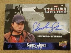16 Captain America Civil War Autograph card Sebastian Stan SA-SS Winter Soldier