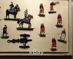17 Toy Soldier SAE Sculptured Model Civil War Union Artillery Set #1041 with Box