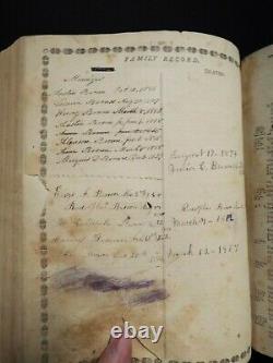 1815 Revolutionary War/Civil War Soldiers Bible
