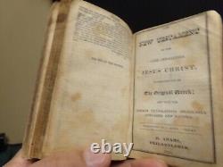 1828 Civil War KJV Bible. Owner, Army soldier John T. Fulton