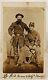 1860's CIVIL WAR CDV PHOTO OF ARMED UNION SOLDIERS ONE KILLED IN ACTION KIA