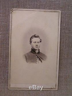 1860's Civil War Soldier 36th OVI Ohio Volunteer Infantry ID'd CDV Photograph