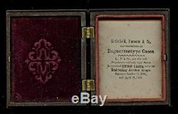 1860s Empty Union Case Constitution & the Laws Good for Civil War Soldier Photo