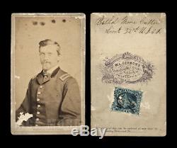1860s Lt B Custer USCT African American Troops Civil War Soldier / SIGNED & ID'd
