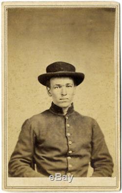 1860s Western Theater Civil War Soldier CDV Emerson, Keokuk, Iowa