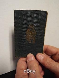 1861 Civil War Booklet The Soldier's Friend W. H. Lancaster Co. G. PA