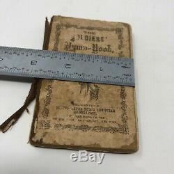 1861 Civil War Soldier's Hymn Book with Tunes miniature pocket size YMCA pub