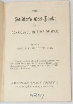 1861 Military CIVIL War Soldier's Text Book Macduff 7th Ohio Regiment Company E
