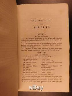 1861 US Army Regulations Military Civil War Union Soldier Weapons Non-Revised ed