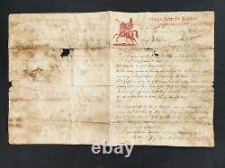 1861 antique CIVIL WAR SOLDIER LETTER capt walten YOUNG'S KENTUCKY REG LIGHT CAV