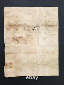 1861 antique CIVIL WAR SOLDIER LETTER capt walten YOUNG'S KENTUCKY REG LIGHT CAV