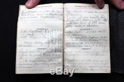 1862 Antique Handwritten Civil War Soldier's Diary written by David F. Dobie