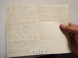 1862 Civil War Letter 139th PA, Co. F Soldier Letter James Haslet