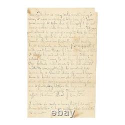 1862 Civil War Letter 27th New Jersey Soldier Goes Berserk from Tobacco Use