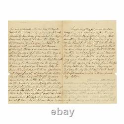 1862 Civil War Letter 30th Indiana Soldier Guarding Prisoners at Corinth, Miss