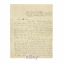 1862 Civil War Letter by 11th Corps Soldier JEB Stuart's Catlett Station Raid