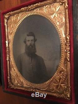 1862 Lot of Civil War Soldier Tintype Letters Stamp, OHIO 126th Infantry, Co. B