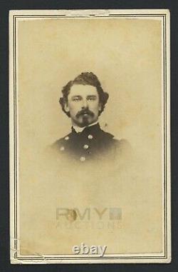 1862 William Faunce, Civil War Soldier in Full Uniform Vintage CDV Photo