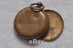 1863 CIVIL WAR PHOTO & LOCKET with NOTE MAINE UNION SOLDIER with KEPI &COLLAR UP