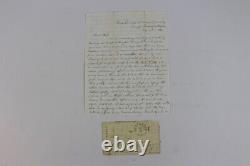 1863 Civil War Letter Soldier Correspondence Maine Infantry Clark Swett