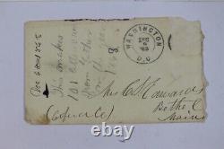 1863 Civil War Letter Soldier Correspondence Maine Infantry Clark Swett