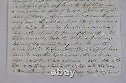 1863 Civil War Letter Soldier Correspondence Maine Infantry Clark Swett