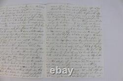 1863 Civil War Letter Soldier Correspondence Maine Infantry Clark Swett