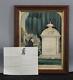 1863 Currier & Ives The Soldiers Memorial 14th Maine Civil War Engraving, Letter