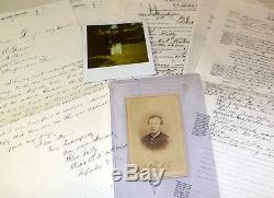 1863 Union Civil War soldier CDV photo, 35 pages of research, Michigan history