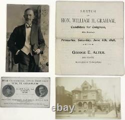 1864 -1923 Archive, CIVIL War Soldier, Pittsburgh Pa Congressman, William Graham