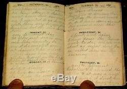 1864 CIVIL WAR Diary SOLDIER Battles NEGRO Fugitive SLAVE SPEAKER Plainfield VT
