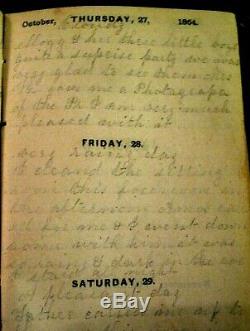 1864 CIVIL WAR Diary SOLDIER Battles NEGRO Fugitive SLAVE SPEAKER Plainfield VT