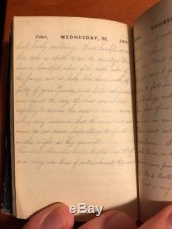 1864 Civil War Handwritten Diary From A Soldier From the 7th Connecticut