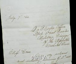 1864 Civil War Letter From Soldier Responding to Lady Who Answered Lonely Hearts