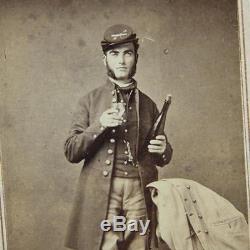 1865 Civil War CDV Soldier Max H. Stein 1865 1st Connecticut Heavy Artillery