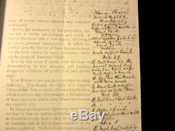 1865 Diary Civil War Old Capitol Prison Rape Negro Soldiers Talked to Lincoln