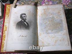 1865 HC Signed/Insc by Civil War Soldier The Patriotism Of Illinois Eddy Illust