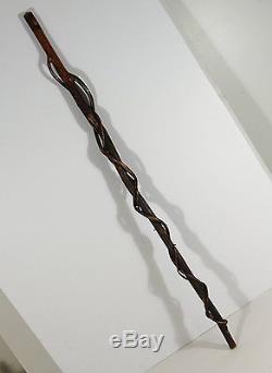 1880's CIVIL WAR BATTLE OF SEVEN PINES RELIC CANE MADE By CONFEDERATE SOLDIER