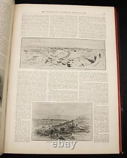 1897 huge antique CONFEDERATE SOLDIER IN THE CIVIL WAR illus MAPS csa BATTLES
