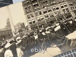 1905 GAR Civil War Soldiers PARADE Denver CO Colorado PANORAMIC Antique PHOTO 2