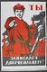 1920 Russian Soviet CIVIL War Red Army Soldier Poster Art Reprint