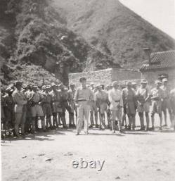 1948 NATIONALIST SOLDIERS CHINESE CIVIL WAR, BEIJING CHINA, TRAIN, 4 PHOTOS F1j