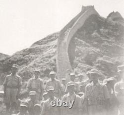 1948 NATIONALIST SOLDIERS CHINESE CIVIL WAR, BEIJING CHINA, TRAIN, 4 PHOTOS F1j